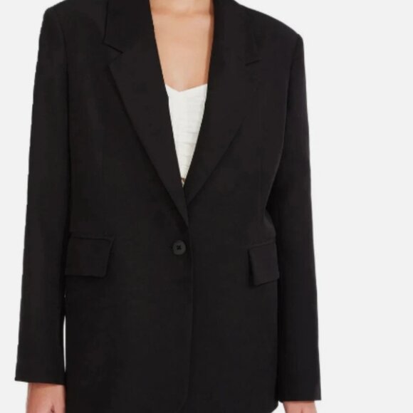NWT Steve Madden Black Tailored Blazer Jacket Women’s XL - Picture 3 of 16